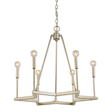 Load image into Gallery viewer, Candle Style Six Light Metal Dimmable Chandelier - Gold

