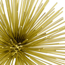 Load image into Gallery viewer, Antique Finish Large Urchin Sphere - Gold
