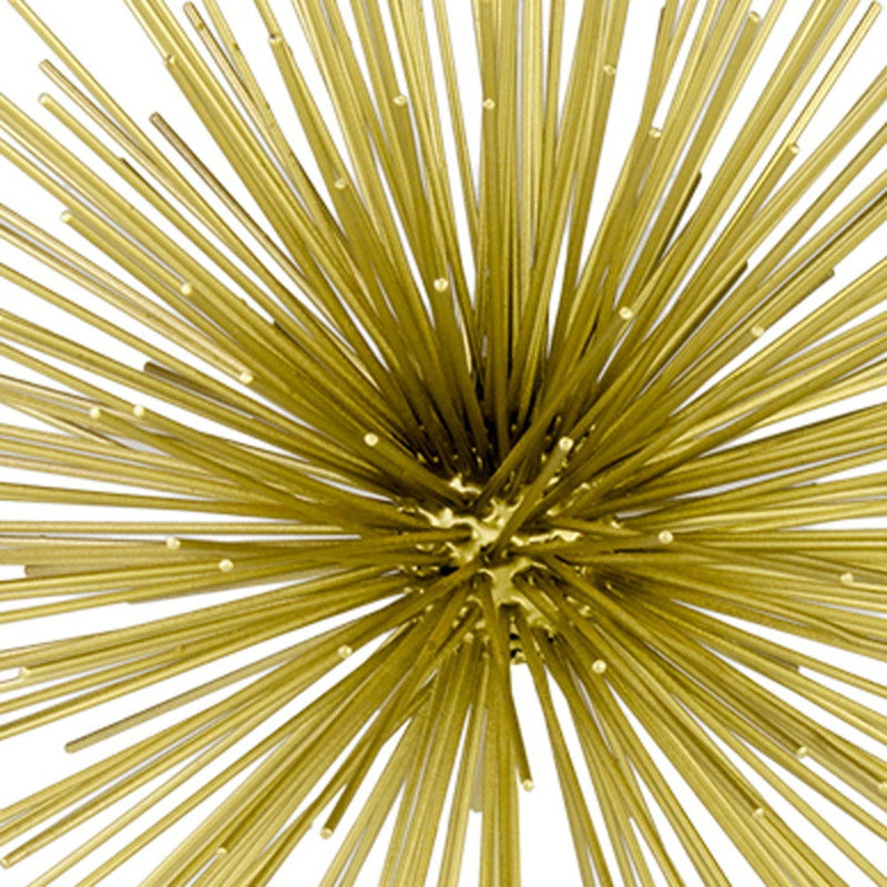 Sea Urchin Spiky Sphere - Gold