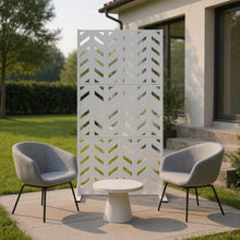 Load image into Gallery viewer, Three Panel Screen Room Divider (720228) - White

