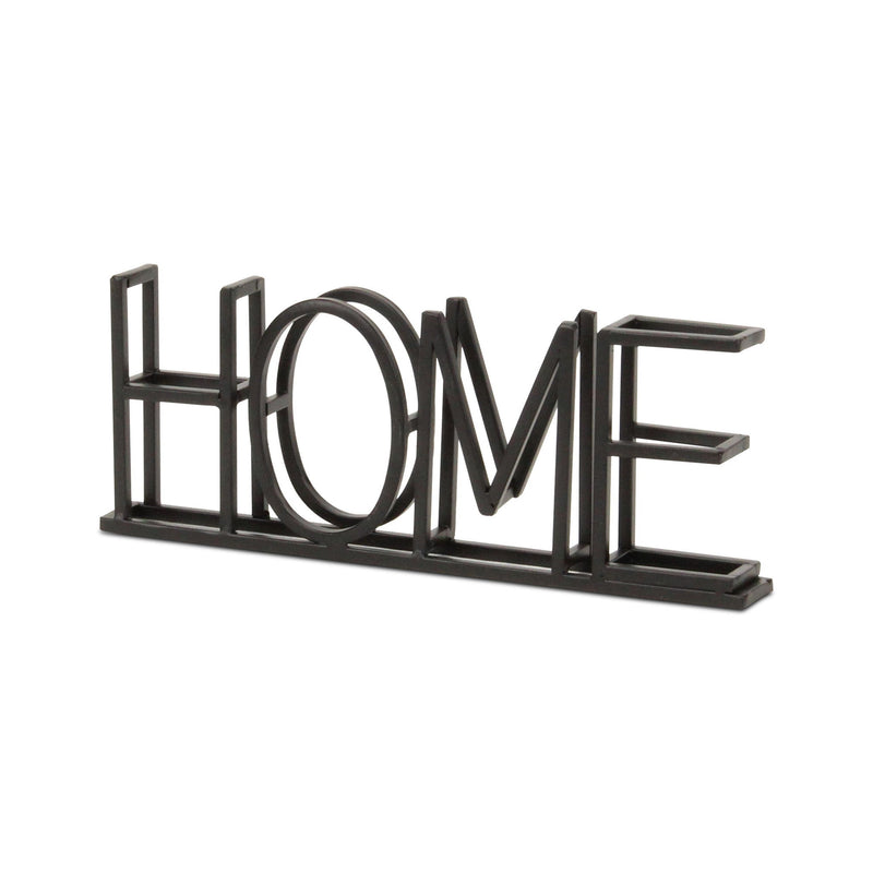 Home Tabletop Sign - Black