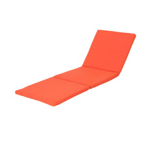 Load image into Gallery viewer, Waterproof Fabric Lounge Cushion With Rectangular Shape - Orange
