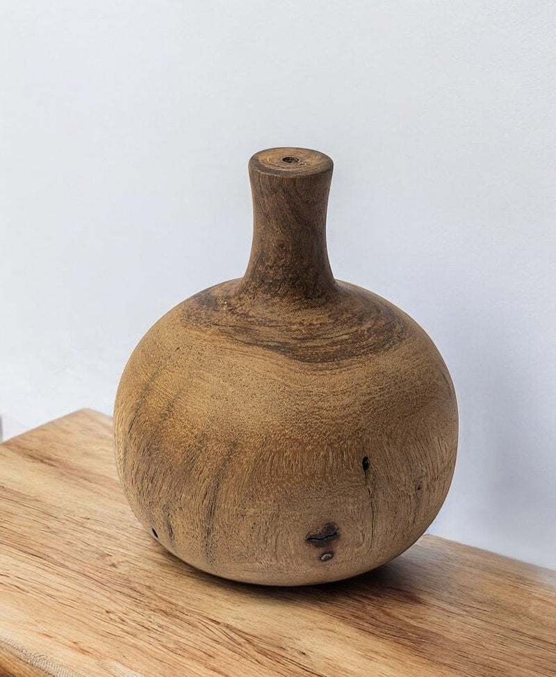 Abstract Cylinder Table Vase (397532) - Brown