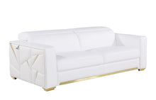 Load image into Gallery viewer, Top Grain Leather Reclining Sofa Storage - White
