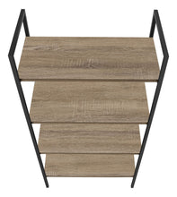 Load image into Gallery viewer, Four Tier Etagere Bookcase - Taupe
