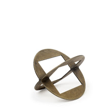 Load image into Gallery viewer, Geometric Orb Tabletop Sculpture - Gold
