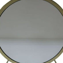 Load image into Gallery viewer, 19" Round Framed Freestanding Mirror - Brass

