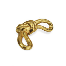 Load image into Gallery viewer, Knot Tabletop Sculpture - Gold / Rust
