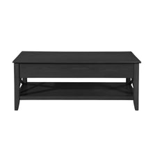 Load image into Gallery viewer, Decatur - Farmhouse Lift Top Coffee Table With Storage - Black / Ash
