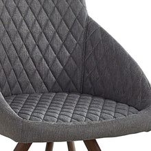Load image into Gallery viewer, Tufted And Upholstered Fabric Dining Arm Chairs (Set of 2) - Gray

