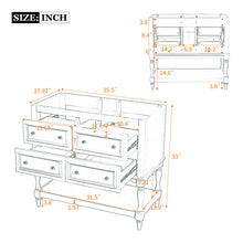 Load image into Gallery viewer, Modern Bathroom Vanity Cabinet With 4 Drawers
