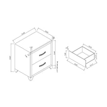 Load image into Gallery viewer, Carlos - Nightstand - Black
