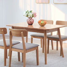 Load image into Gallery viewer, Round Corner Diagonal Leg Telescopic Table For 6 - 8 People To Meet Dining Table
