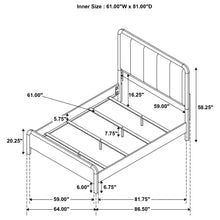 Load image into Gallery viewer, Tully - Queen Bed - Nutmeg Brown
