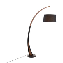 Load image into Gallery viewer, Noah - Mid-Century Modern Floor Lamp - Walnut
