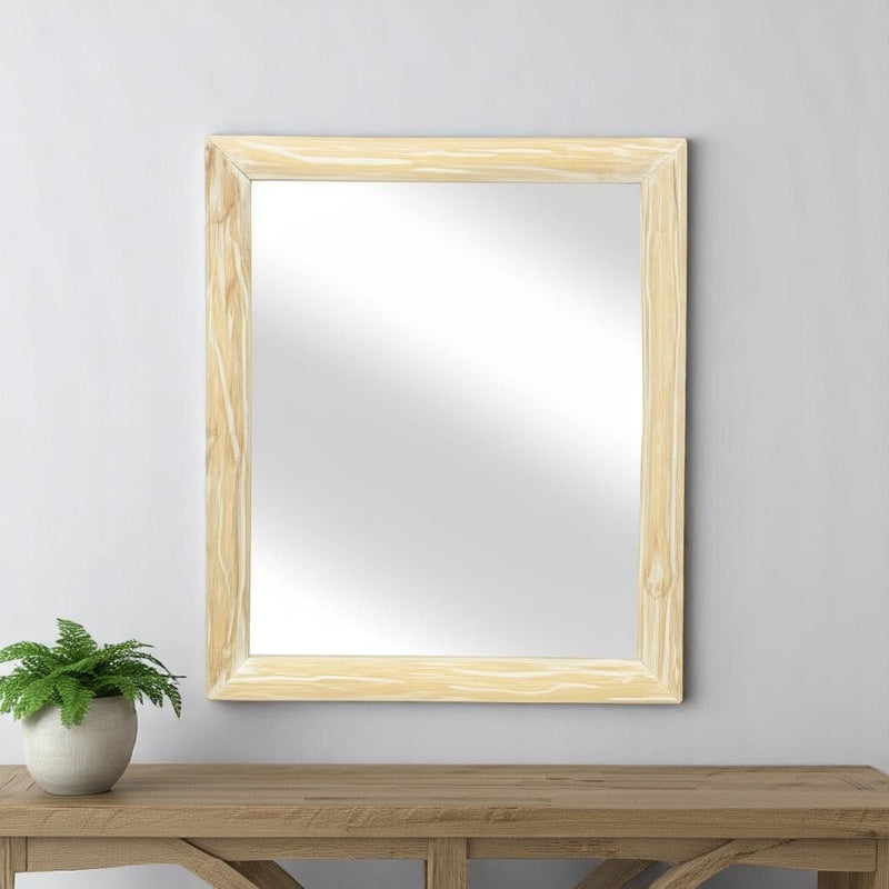 20" Solid Accent Mirror - Natural