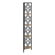 Load image into Gallery viewer, Four Tier Corner Bookcase (376534) - Taupe

