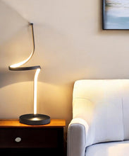 Load image into Gallery viewer, 22" Bedside LED Table Lamp - Black
