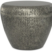 Load image into Gallery viewer, 18" Metal Round End Table - Silver

