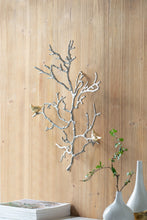 Load image into Gallery viewer, Metal Branch Wall Sculptures With Bird Accents (Set of 2) - Silver Multi
