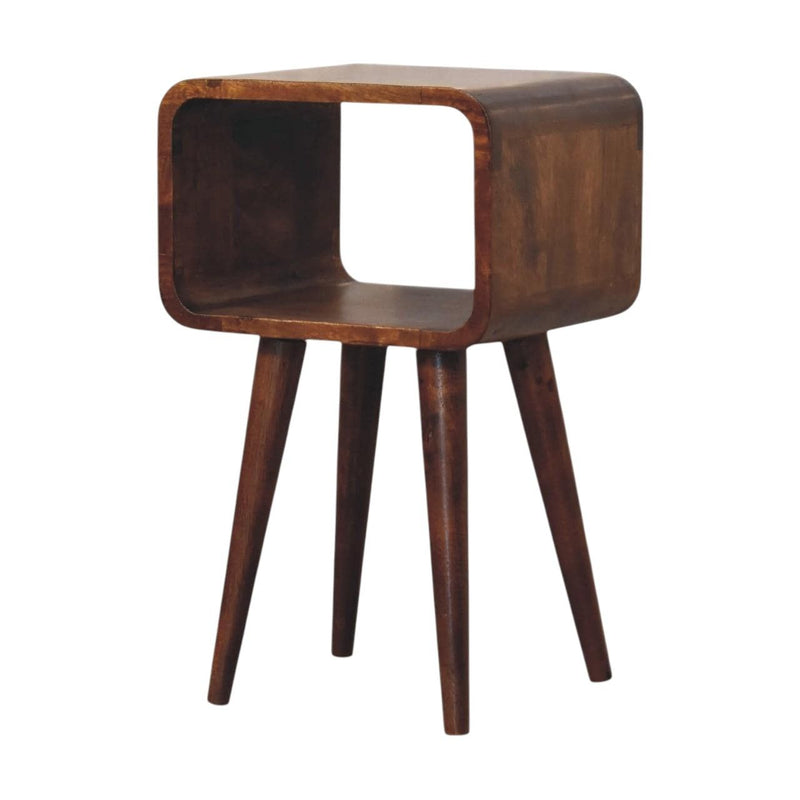 Solid Wood Nightstand - Chestnut