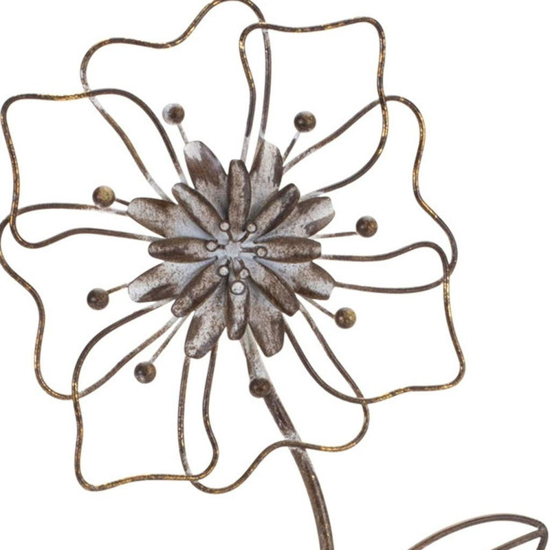 Metal Figurine (Set of 2) - Brown And White
