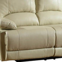 Load image into Gallery viewer, Sofa Faux Leather With Black Legs - Beige
