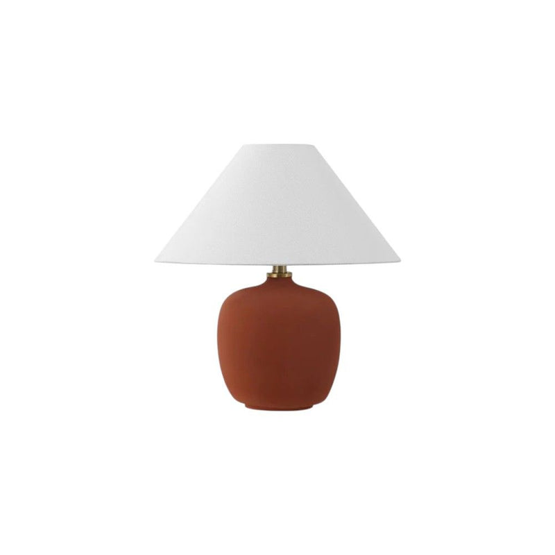 Novelty Table Lamps With Empire Shades (Set of 2) - Red