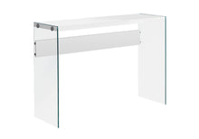 Load image into Gallery viewer, Solid Console Table - White And Clear
