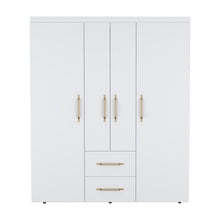 Load image into Gallery viewer, 59" Two Drawer Combo Dresser - White
