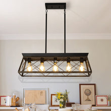 Load image into Gallery viewer, Chandelier Metal Ceiling Light - Gold / Black
