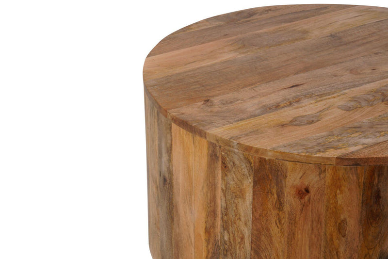 Round Drum Coffee Table (745556) - Natural
