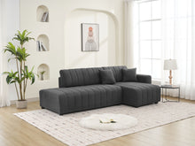 Load image into Gallery viewer, Jessica - Lamb Wool Sectional Sofa With Chaise
