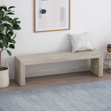Load image into Gallery viewer, Acacia Wood Dining Bench, Farmhouse Style
