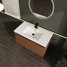 Load image into Gallery viewer, Bathroom Vanity Set With Resin Countertop Sink And 2 Doors, Engineered Wood
