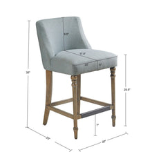 Load image into Gallery viewer, Delaney - Counter Stool - Blue
