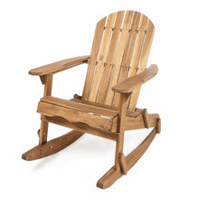 Load image into Gallery viewer, Outdoor Adirondack Rocking Chair With Hand Crafted Details
