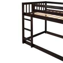 Load image into Gallery viewer, Twin over Twin Bunk Bed with 4 Drawers and 3 Shelves-Espresso(OLD SKU: LP000067AAP)
