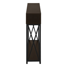 Load image into Gallery viewer, 47" Frame Console Table With Shelves - Brown And Black
