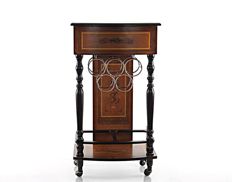 Wine Cabinet - Dark Brown