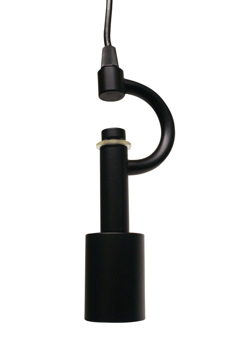 Bulb Metal Chandelier - Black