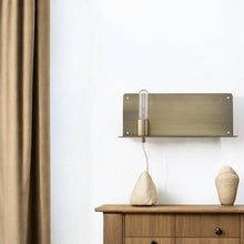 Load image into Gallery viewer, XL Dull Shelf Wall Light - Gold

