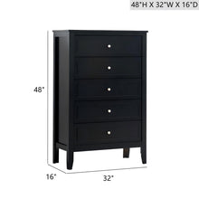 Load image into Gallery viewer, Daniel - Chest, 5 Drawer Storage Unit
