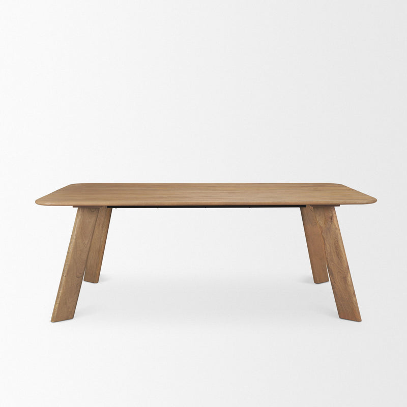 Solid Wood Dining Table (727895) - Brown
