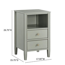 Load image into Gallery viewer, Winston - 2 Drawer Storage Nightstand
