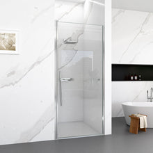 Load image into Gallery viewer, Semi Frameless Circular Pivot Shower Door With 1 / 4" Sgcc Tempered Glass
