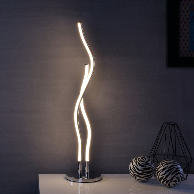 Novelty Table Lamp LED - Silver