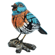 Load image into Gallery viewer, Bird Tabletop Sculpture - Blue / Orange / White
