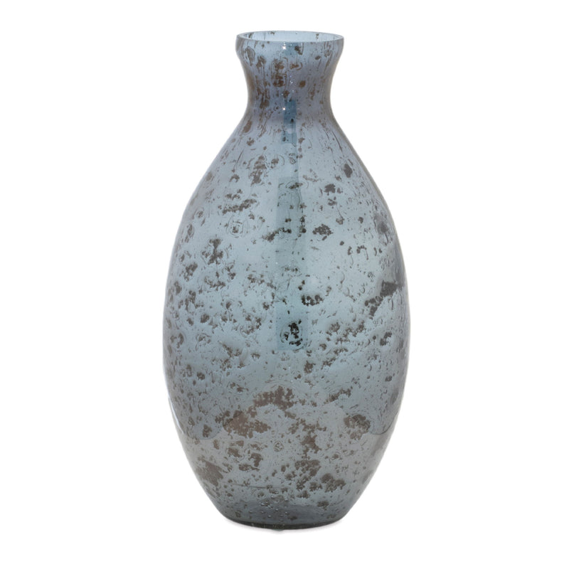Seeded Table Vases (Set of 3) - Blue / Gray