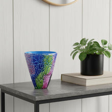 Load image into Gallery viewer, Murano Abstract Oval Table Vase - Blue / Green

